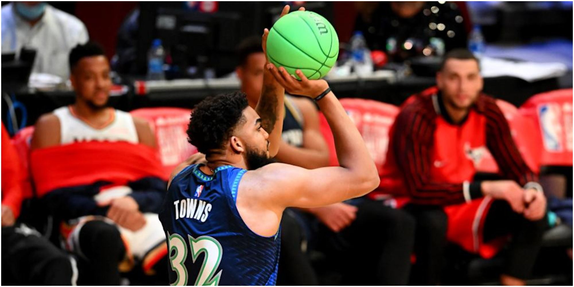 NBA 2K22 Karl-Anthony Towns Wins The Three-Point Shooting Contest