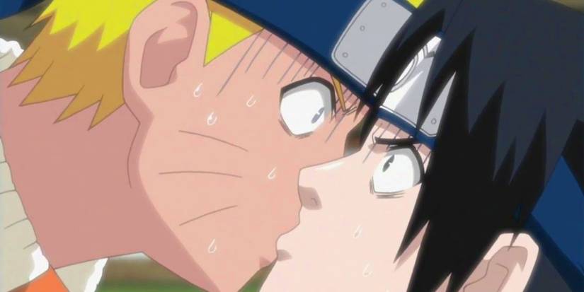 Naruto and Sasuke's kiss