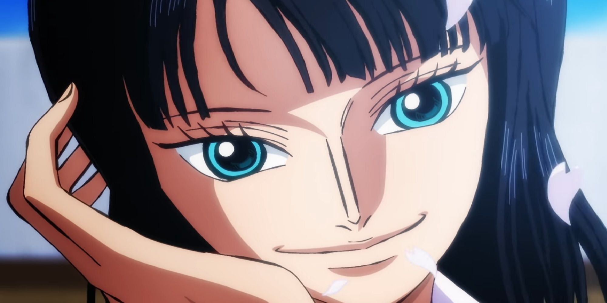 Close up of Nico Robin during One Piece Episode 1000