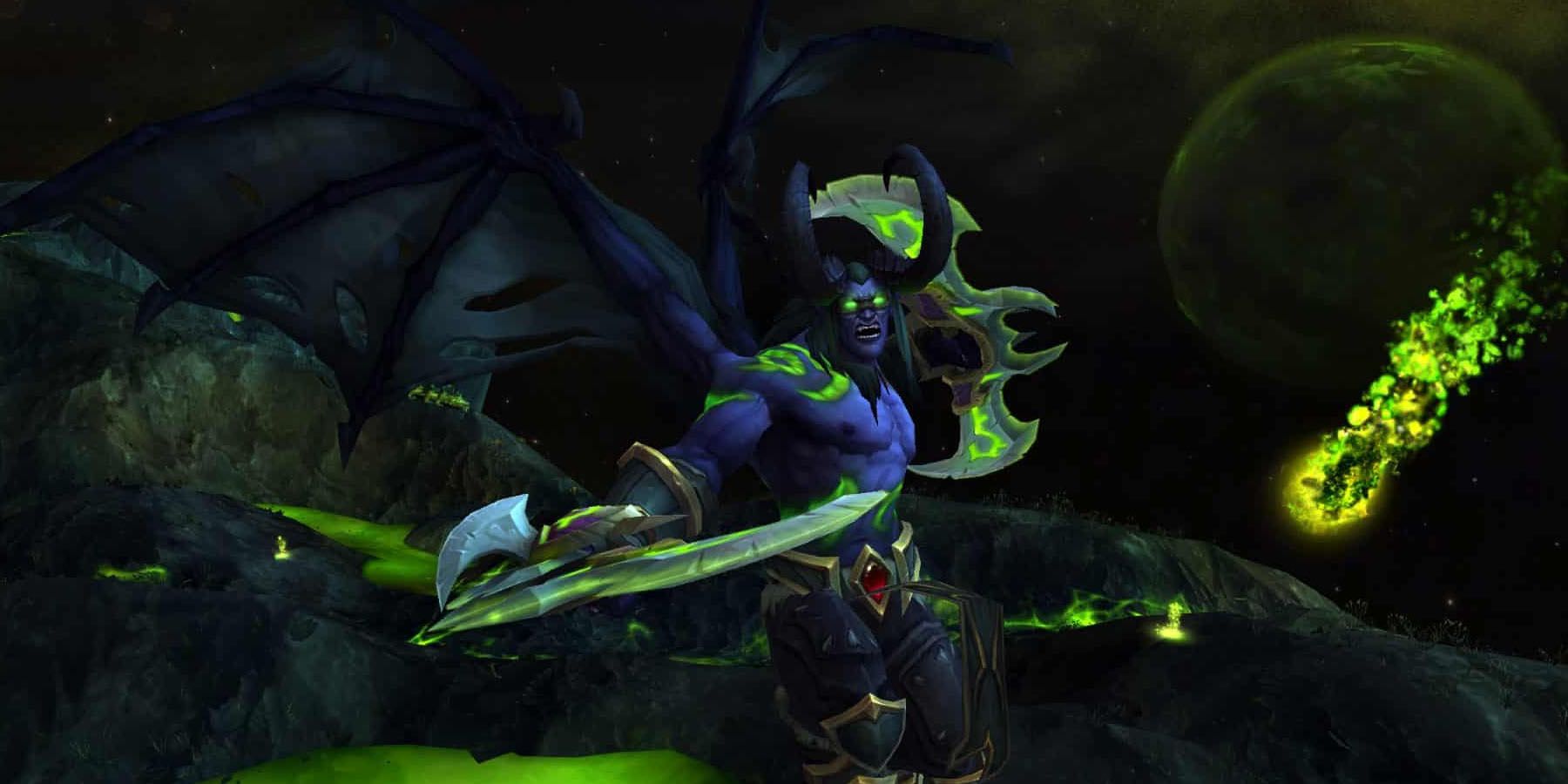 World of Warcraft Night Elf Demon Hunter