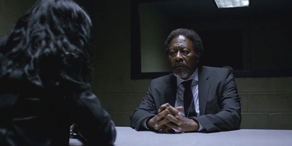 Oscar Clemons interrogates Jessica in Jessica Jones