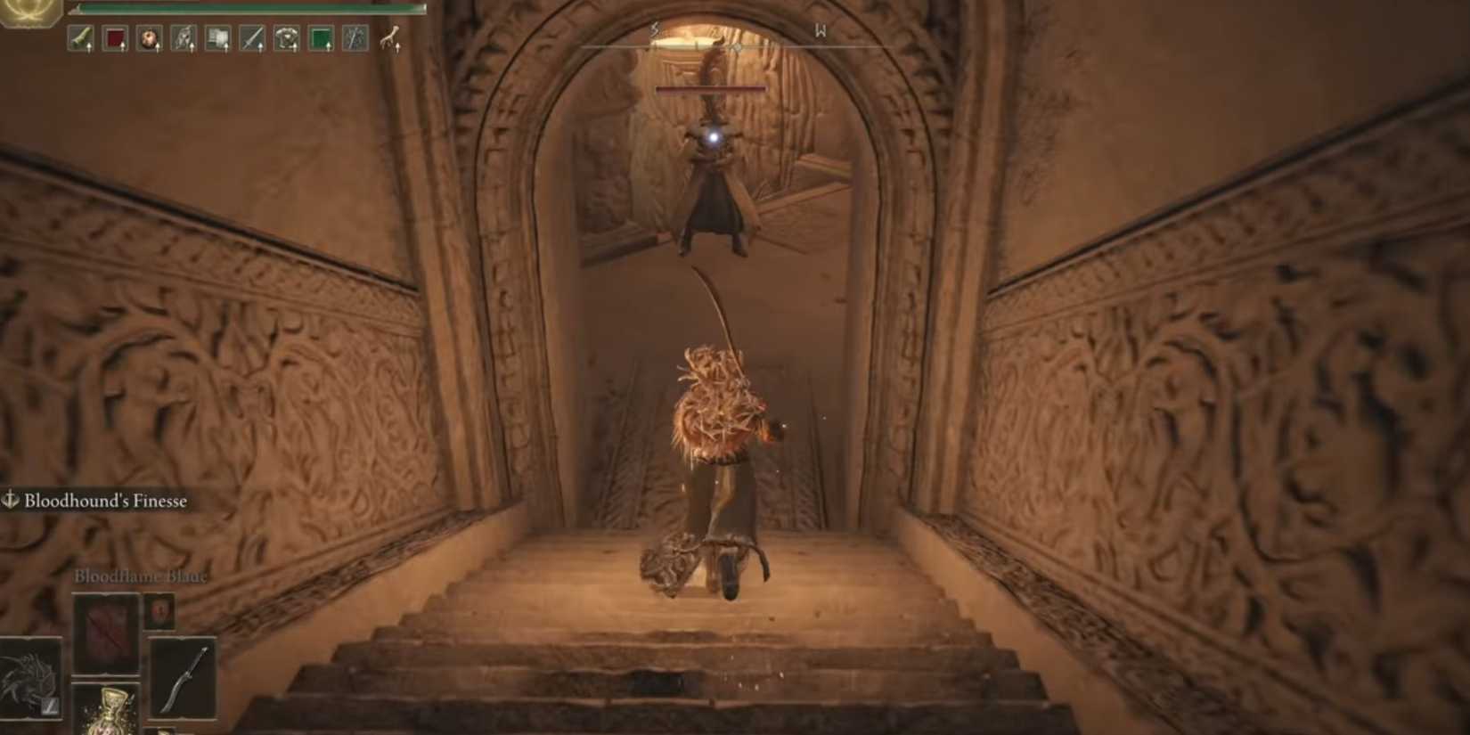 Player Fighting Blackflame Monk 