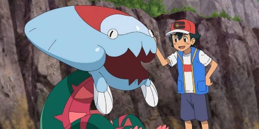 Pokemon Journeys Ash and Dracovish Masters Eight World Coronation Series