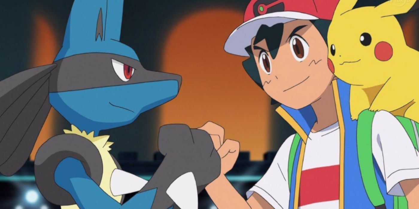 Pokemon Journeys Ash and Lucario Masters Eight World Coronation Series