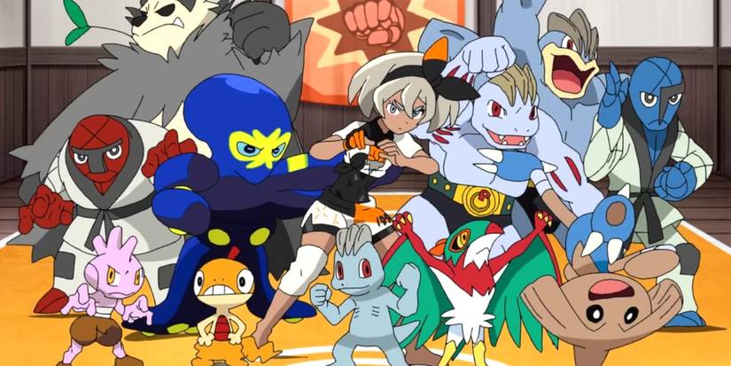 Pokemon Journeys Bea Fighting-Type Trainer