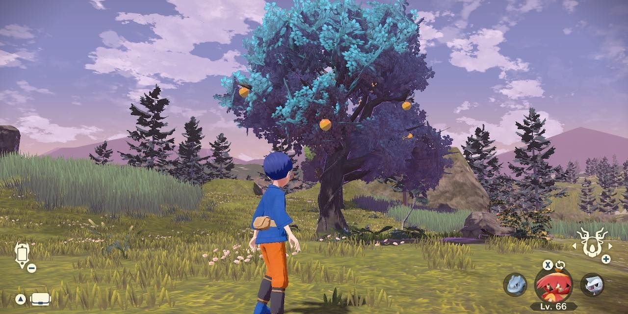 A berry tree in Obsidian Fieldlands in Pokemon Legends Arceus