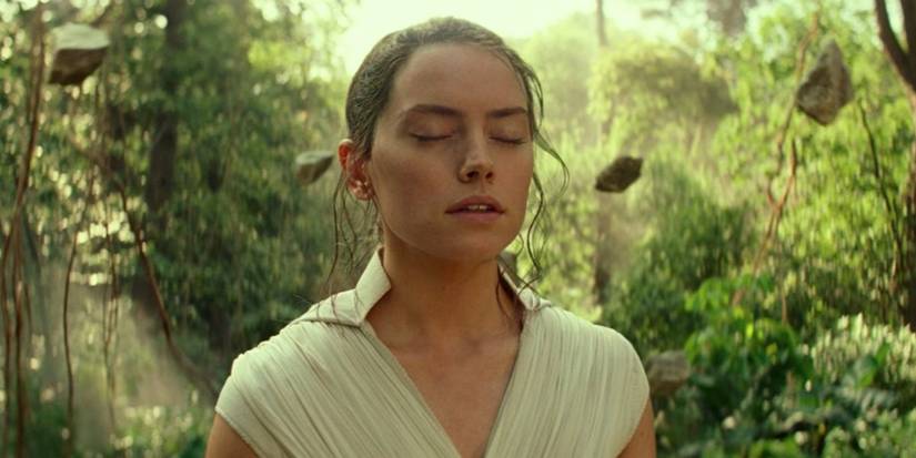 Rey meditate skywalker star wars