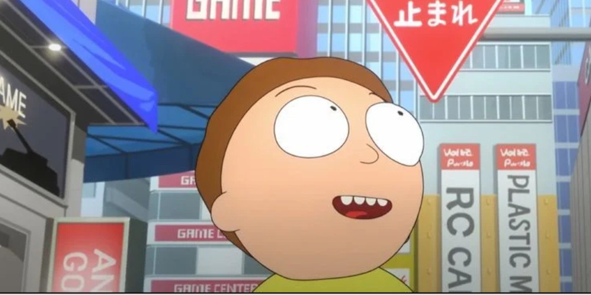 Rick and Morty Anime Morty in Tokyo