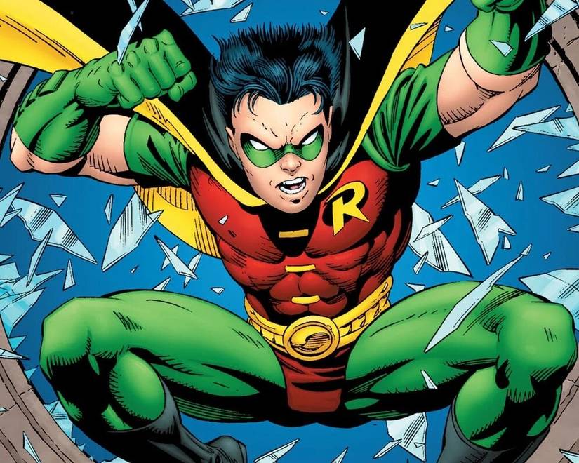 An image of Tim Drake in action as the Joker