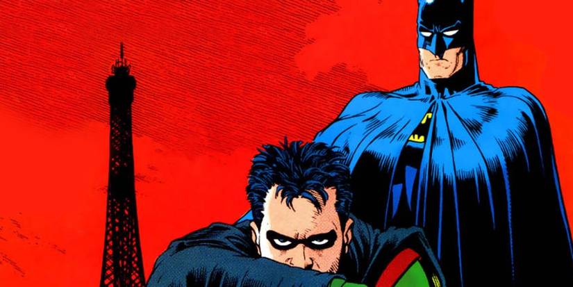 Batman and Tim Drake's Robin in Robin: Reborn 