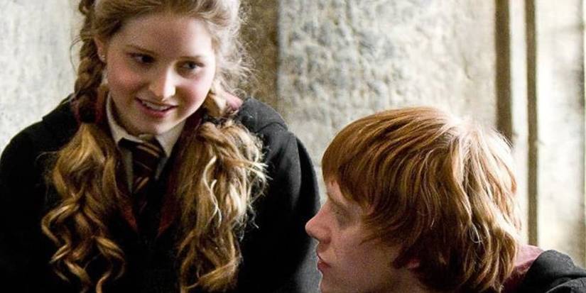 Ron and Lavender in Harry Potter