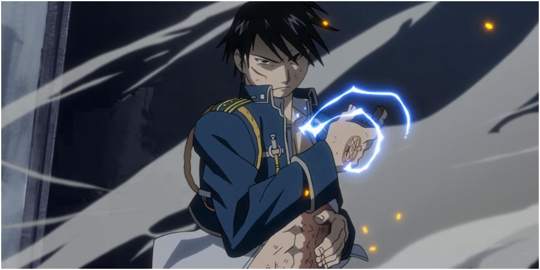 Roy Mustang The Flame Alchemist Vs Lust In Full Metal Alchemist Brotherhood