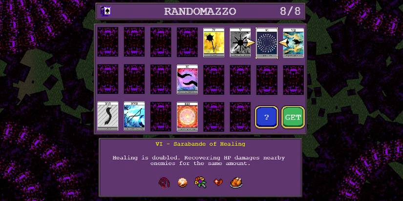 Sarabande of Healing Arcana in Vampire Survivors