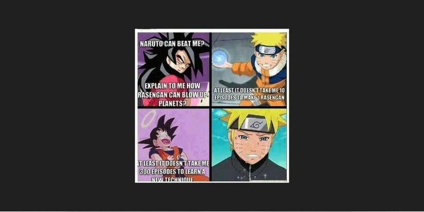 Naruto x Dragon Ball Spirit Bomb Meme