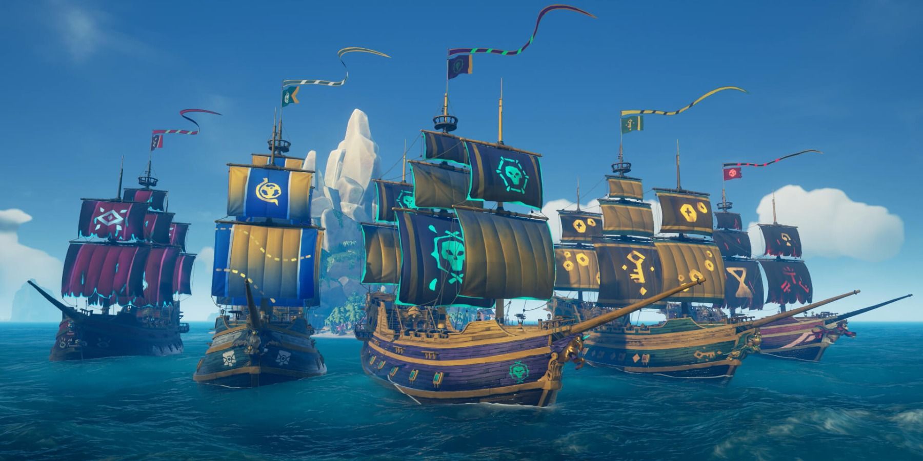 Sea Of Thieves Emissary Flags on ships
