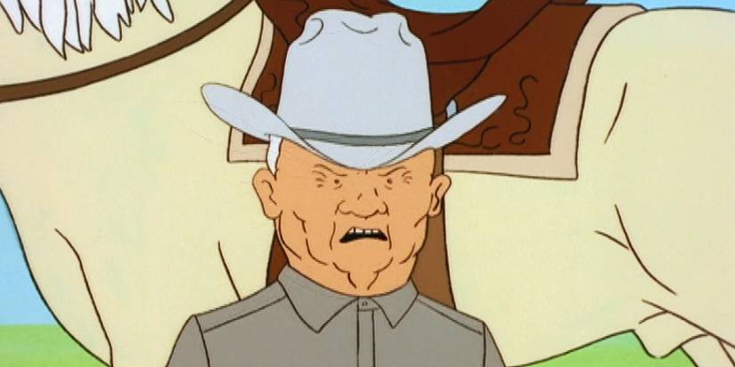 Shins Of The Father King of the Hill Papa Cotton and horse