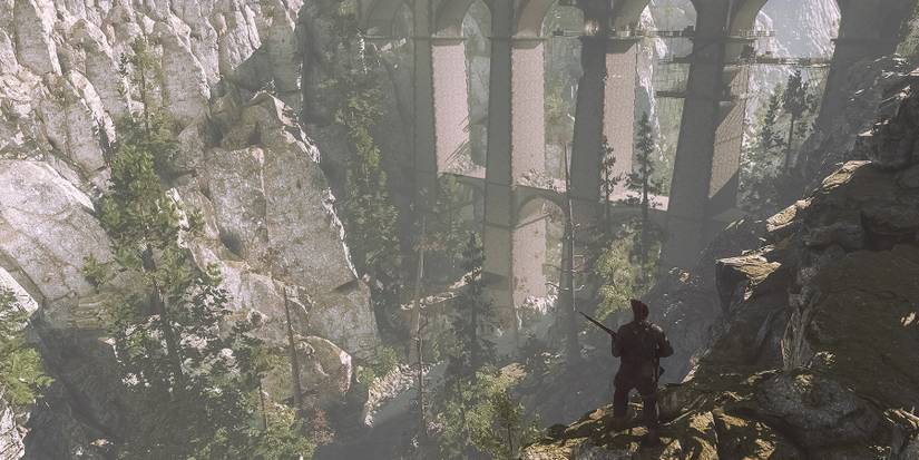 Sniper Elite 4 Large Bridge Cliffside
