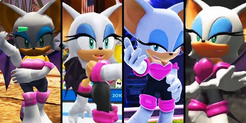 Rouge The Bat's Evolution