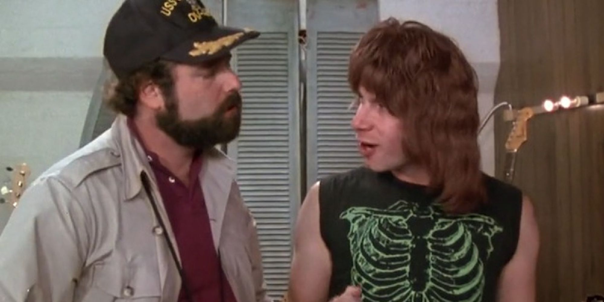 Nigel showing off his amps to Marty Di Bergi in This Is Spinal Tap