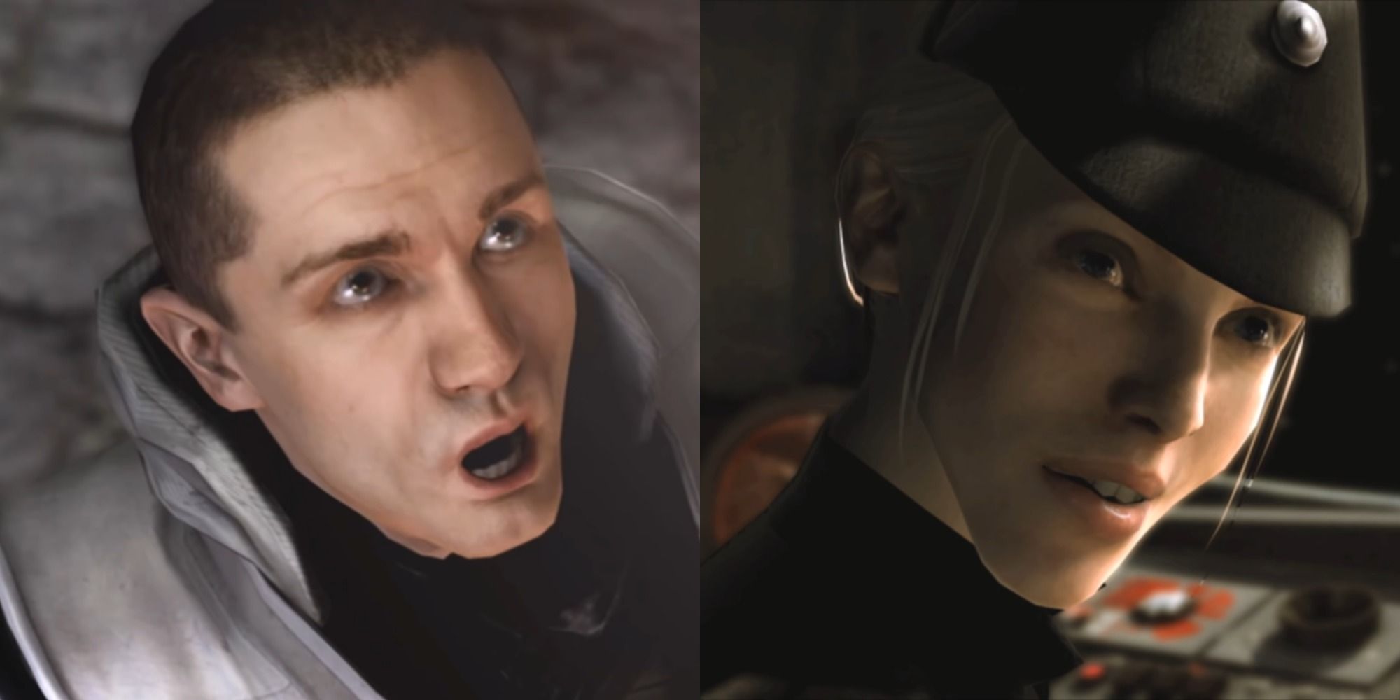 Split image of Starkiller and Juno Eclipse in The Force Unleashed