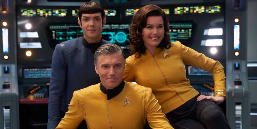 Spock, Pike, and Number One in Strange New Worlds