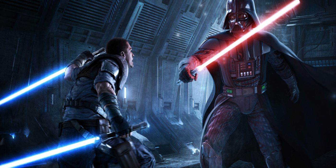 Star Wars The Force Unleashed II Starkiller Fighting Vader 