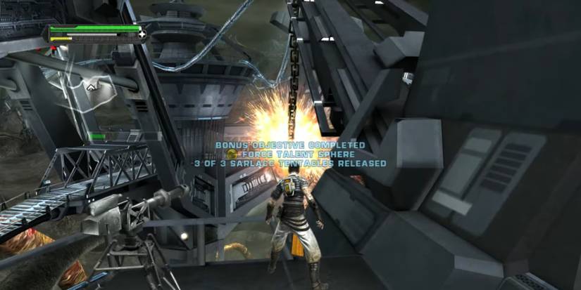 Star Wars The Force Unleashed_Imperial Felucia_Sarlacc Pit_Chain 3