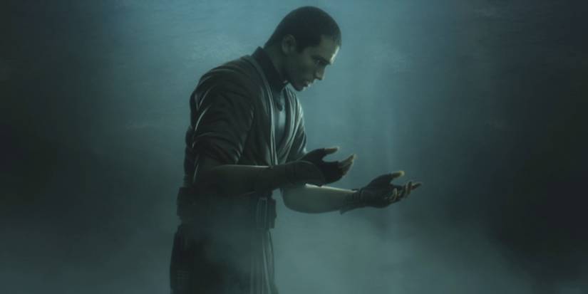 Starkiller in the Dagobah cave in The Force Unleashed II