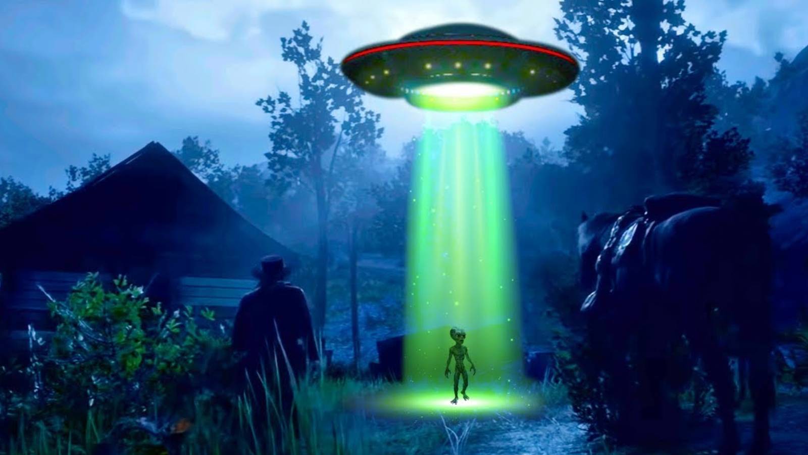 Strange Red Dead Online Clip Sees Player Transforming Into a UFO 
