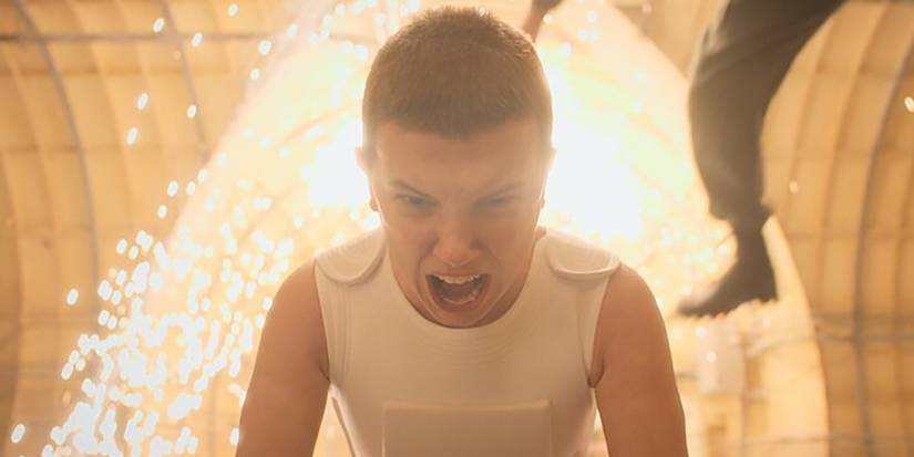 Eleven in season 4 of Stranger Things