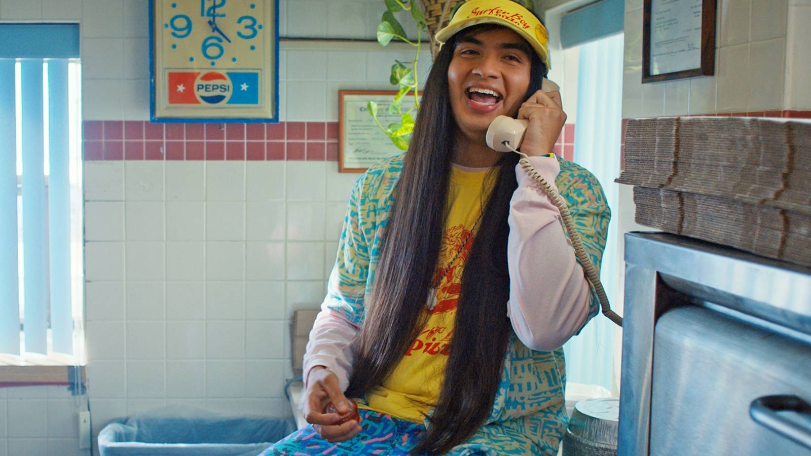 Eduardo Franco as Argyle talking on the phone in Stranger Things season 4