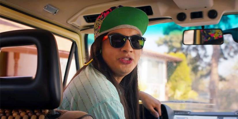 Argyle (Eduardo Franco ) sitting in his car in season 4 of Stranger Things