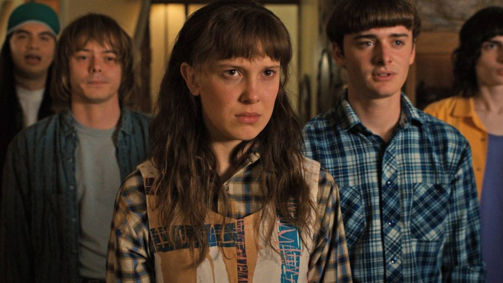 Argyle, Jonathan, Eleven, Will and Mike in season 4 of Stranger Things