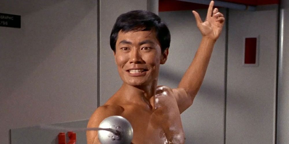 Sulu in The Naked Time