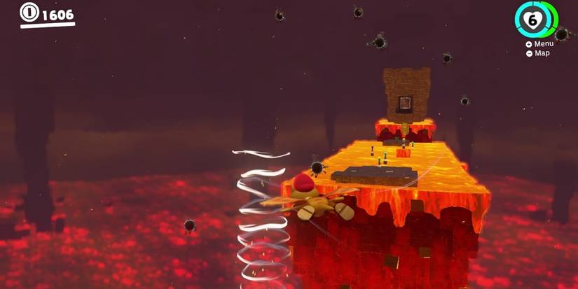 Super Mario Odyessy Mario Gliding Through The Longest Journey's End 