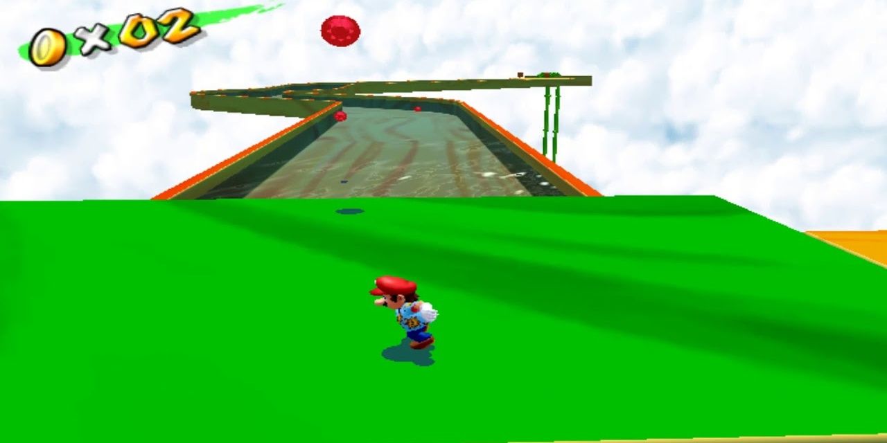 Super Mario Sunshine Mario Beginning The Lily Pad Ride 