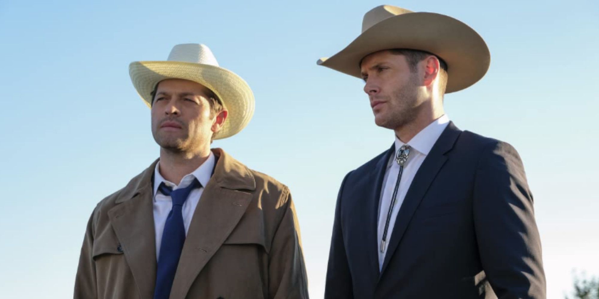 Supernatural Dean Winchester and Cas Cowboy Season 13 Episode 6