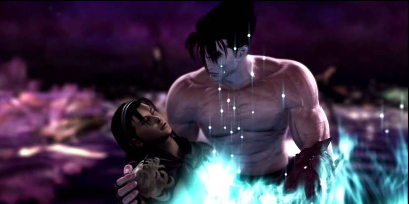 Jin Kazama and his mother Jun in Tekken Tag Tournament 2
