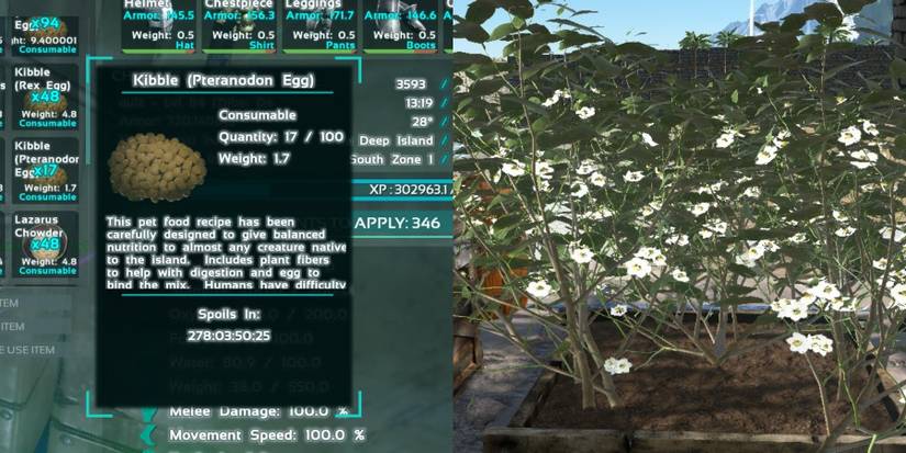 Kibble and tea leaves