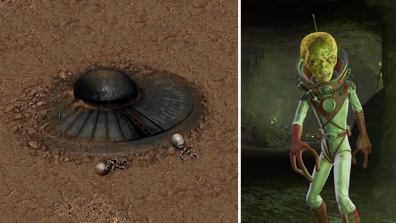 Freezer Alien Fallout The Fallout Franchise's History With Aliens