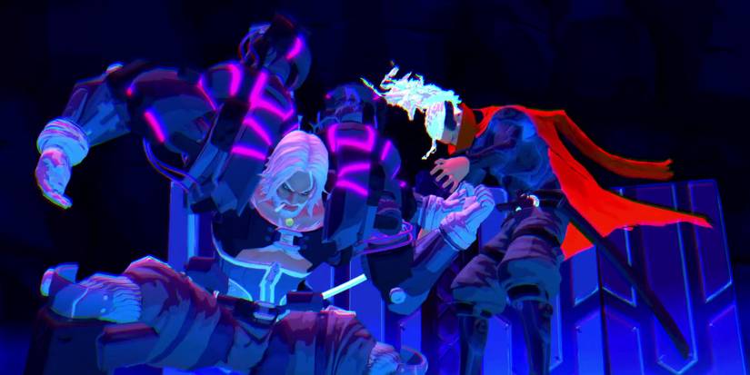 The Flame's QTE Attack in Furi