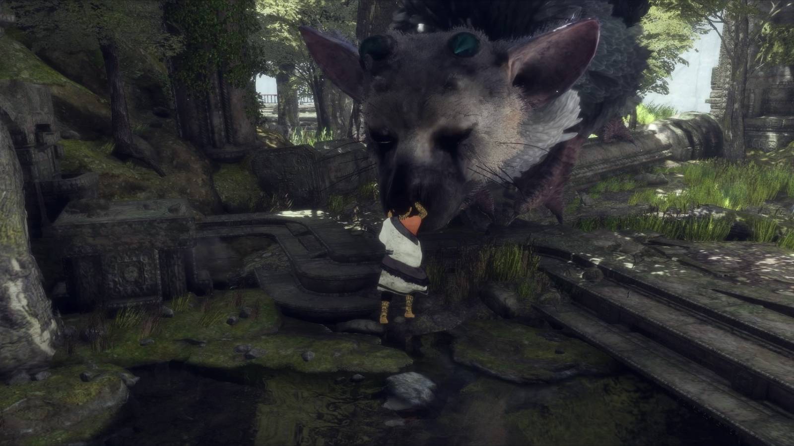 The Last Guardian Trico Nuzzle
