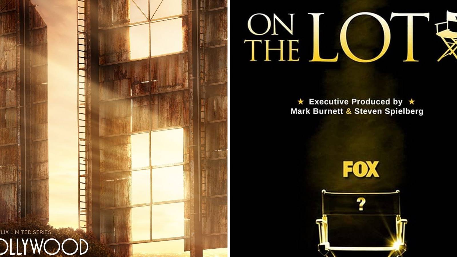 Hollywood poster and On The Lot poster