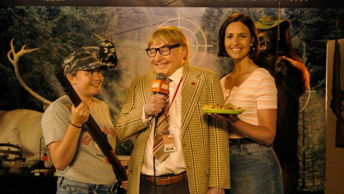 Production still from The Pentaverate