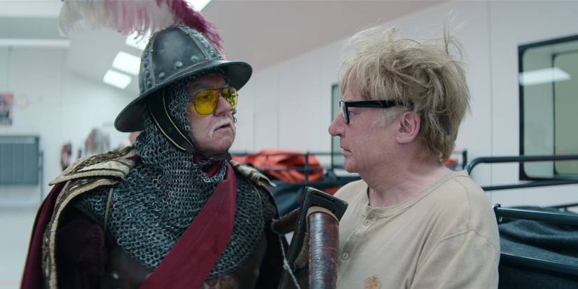 Production still from The Pentaverate