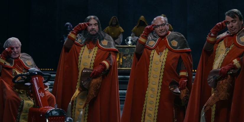 production still of The Pentaverate