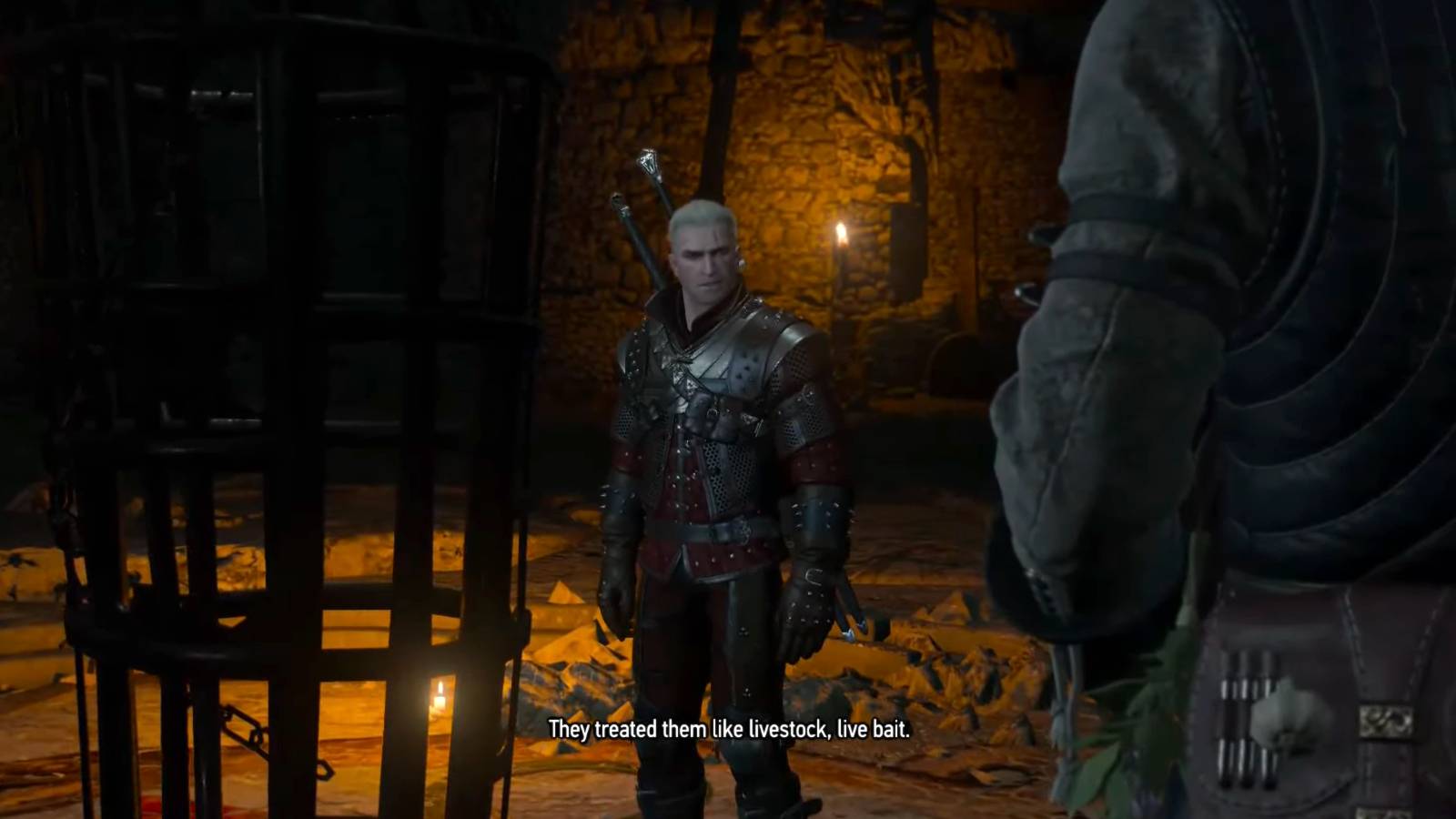 The Witcher 3 la cage au fou quest regis geralt cage blood and wine