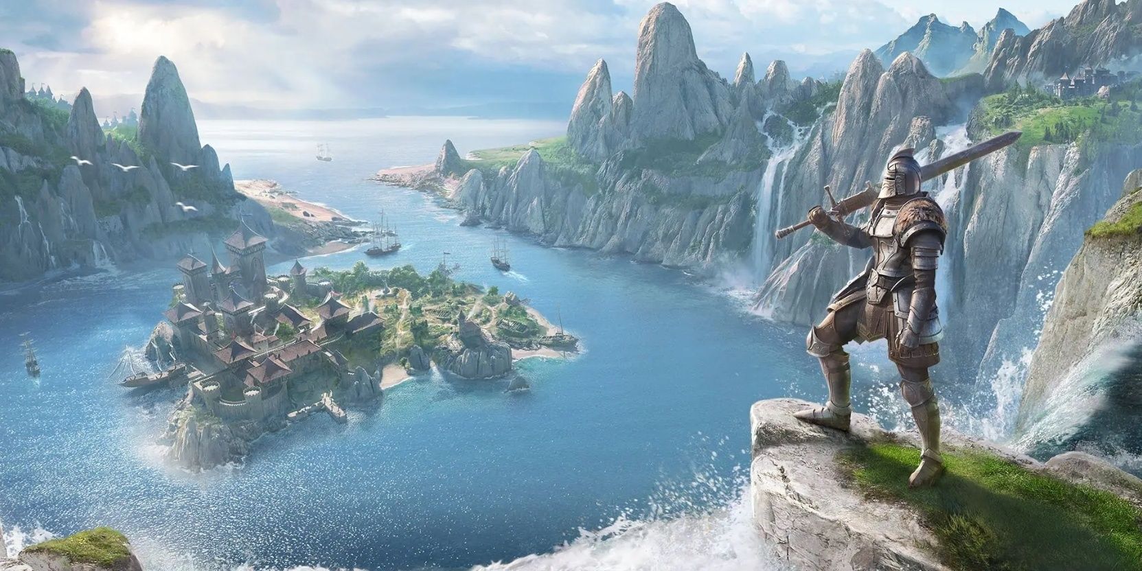 Официальная иллюстрация обновления High Isle для The Elder Scrolls Online.