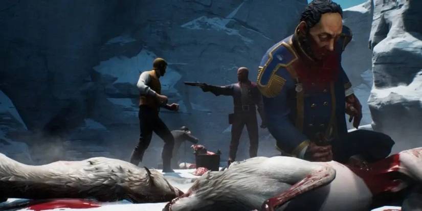 A Thrall player sabotaging meat in Dread Hunger