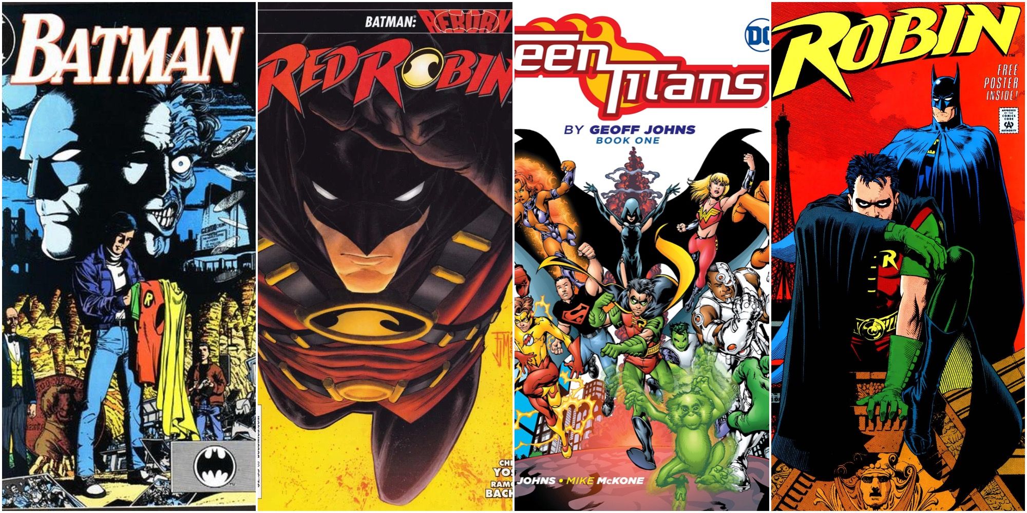Batman: A lonely place of dying, Red Robin, Teen Titans, Robin I